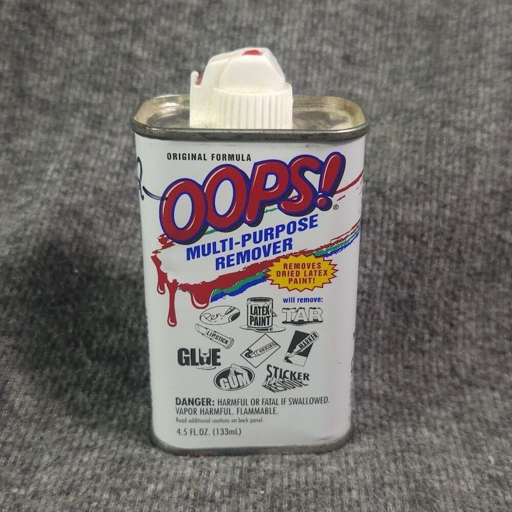 Oops! Extreme Remover Original Formula 4.5 Fl Oz 1/4 Full Discontinued
